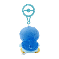 Pokémon Center Piplup plush with carabiner makes a soft display buddy