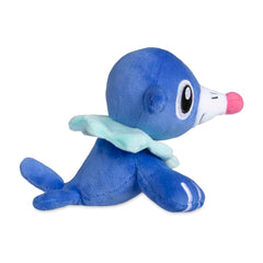 Pokémon Center Popplio Sitting Cuties Plush close-up showing microbeads for stable posture.