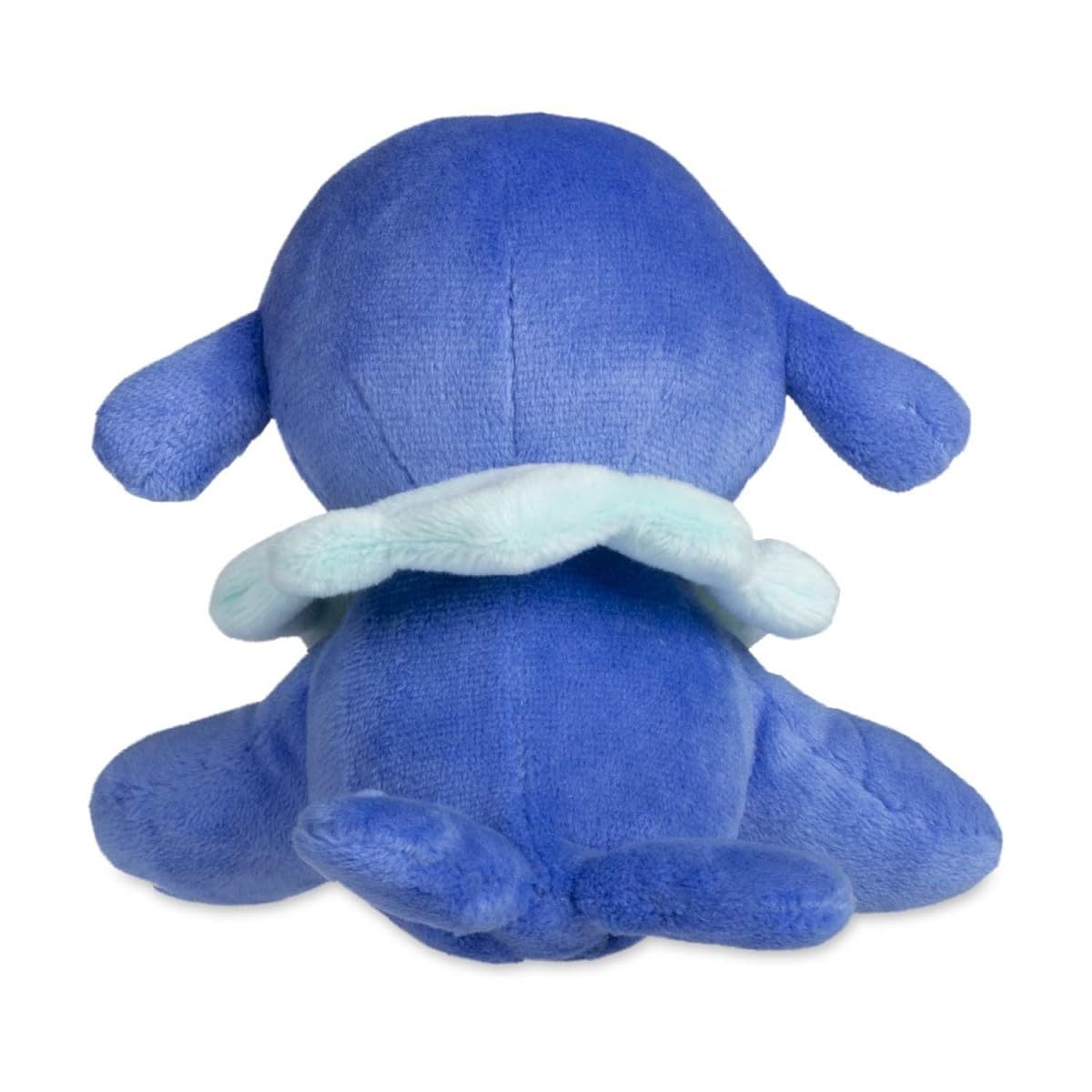 Pokémon Center Popplio Sitting Cuties packaging image highlights display option.