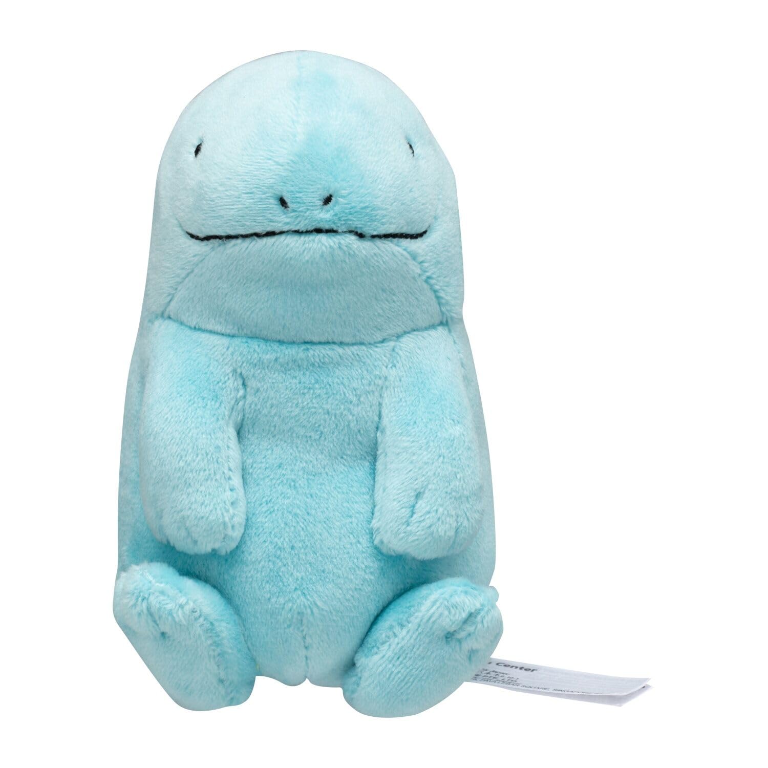 Pokemon Center Quagsire Plush, full-body Sitting Cuties, ideal for display and cuddling.