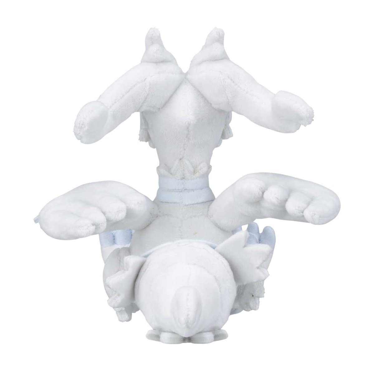 Pokemon Center Reshiram Sitting Cuties plush, on-desk pose, collectors' favorite.