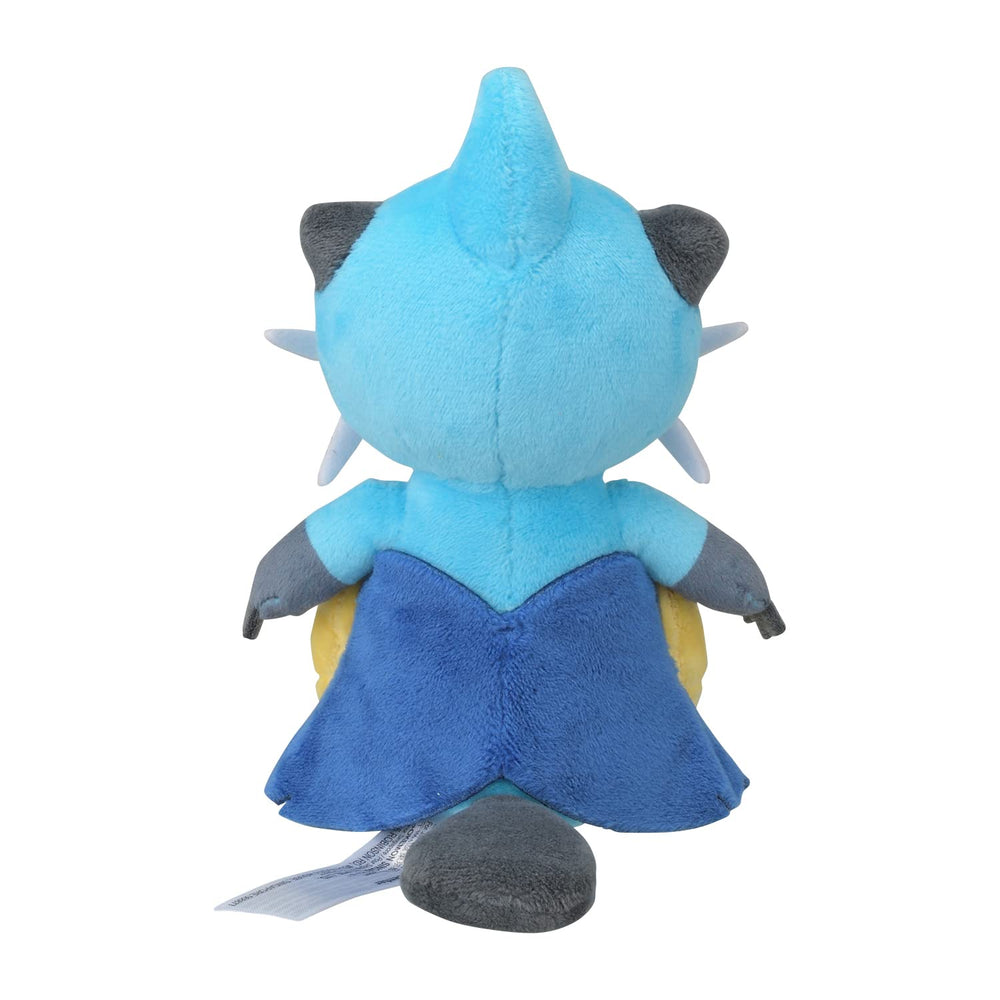 Sitting pose Dewott Plush ready for display or bedtime routine.