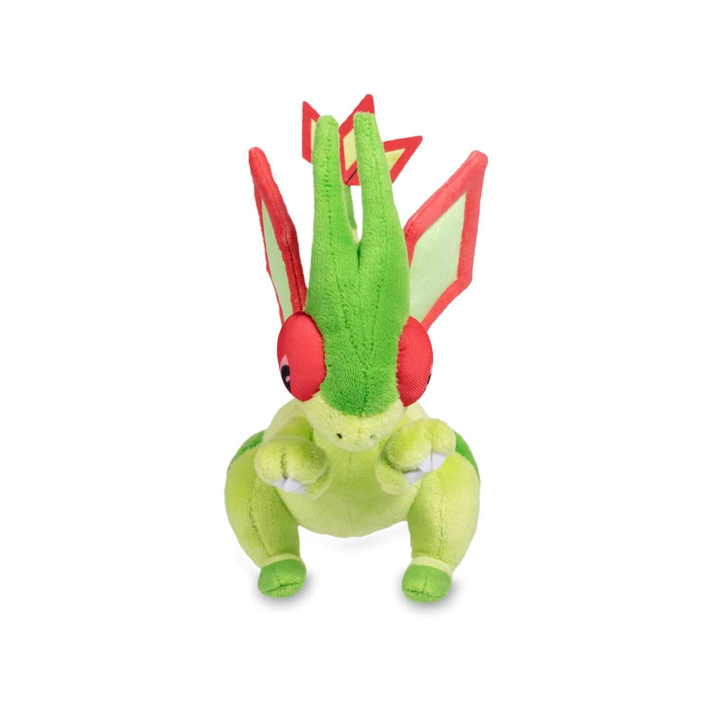 Detailed face features of Flygon plush add adorable collectible charm