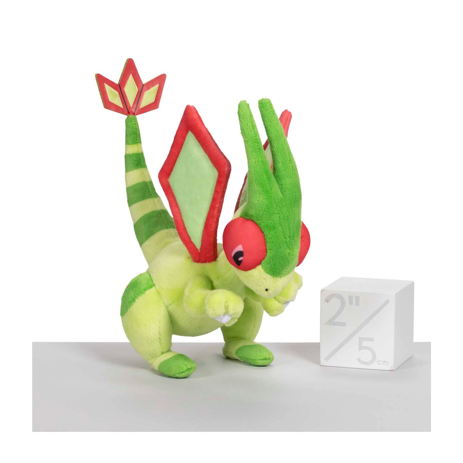 Flygon Sitting Cuties side view highlights compact six-inch size for portability