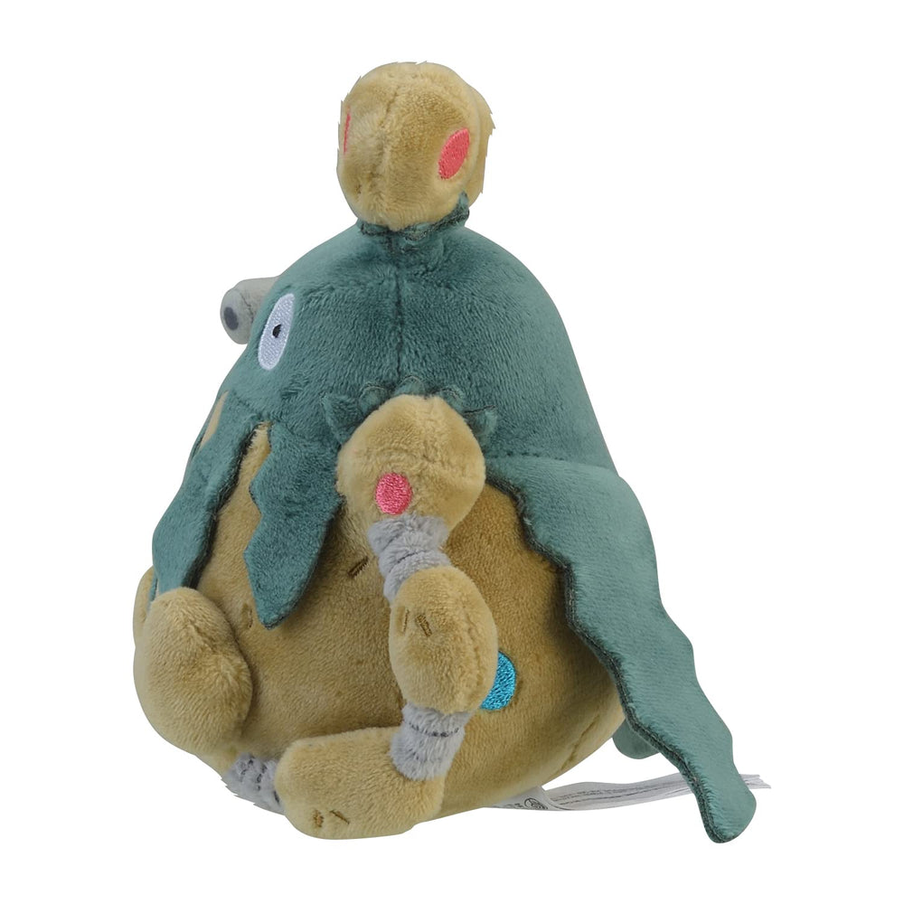 Pokemon Center Garbodor plush on a desk display, charming desk buddy for fans.