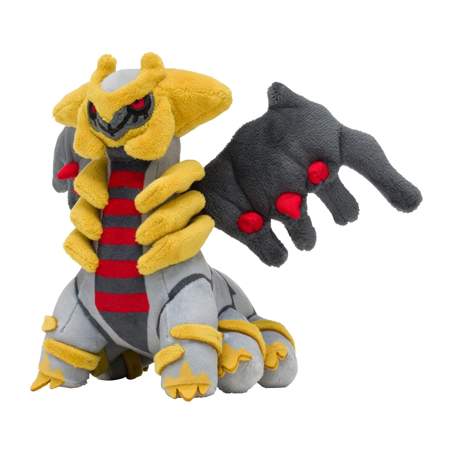 Pokemon Giratina Altered Plush from the Sitting Cuties line, perfect for desk display and cozy fan moments
