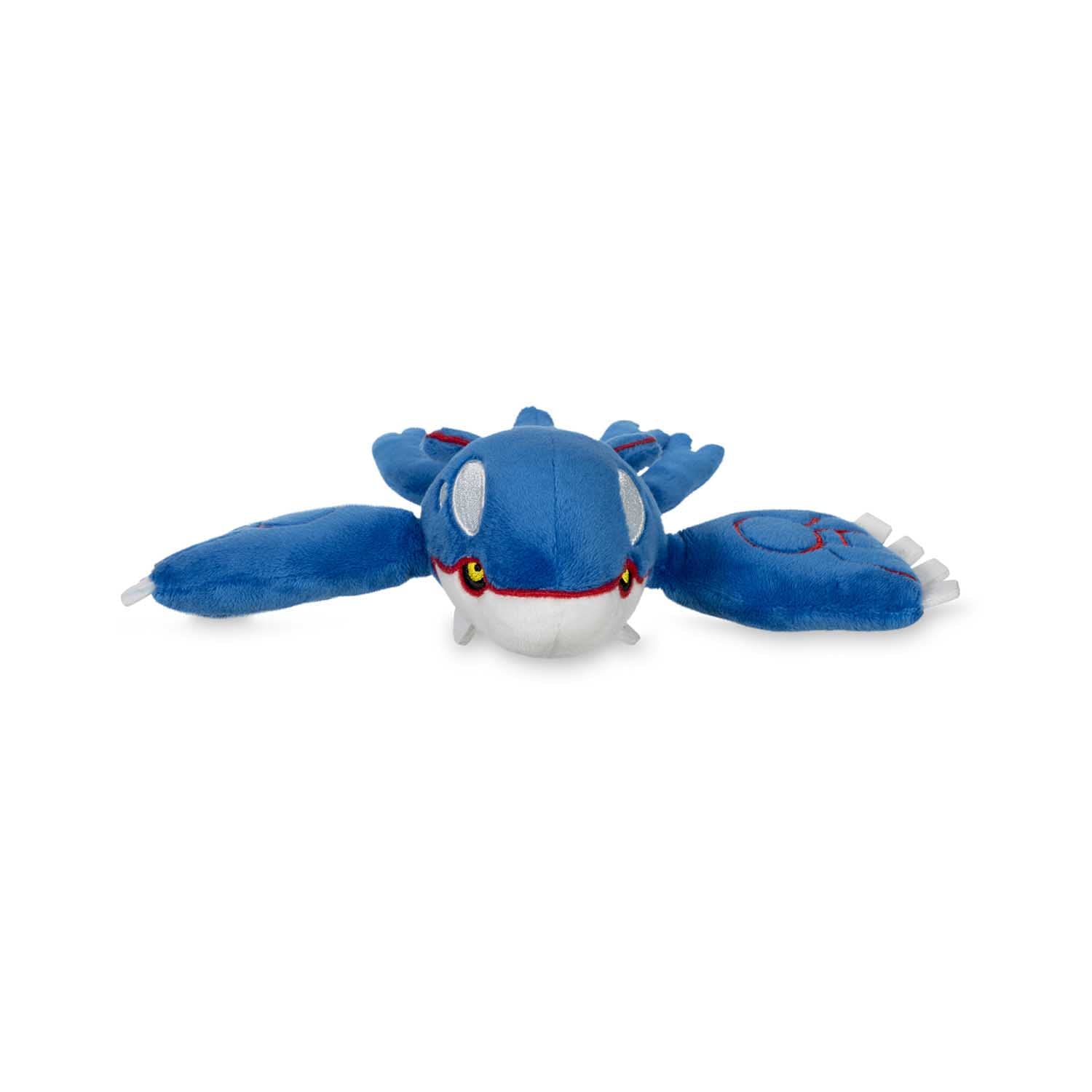 Pokemon Center Kyogre plush full body view ideal for collection