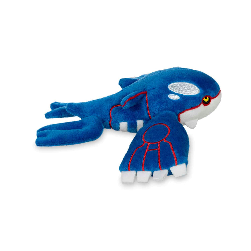 Pokemon Center Kyogre plush texture detail showing soft fabric