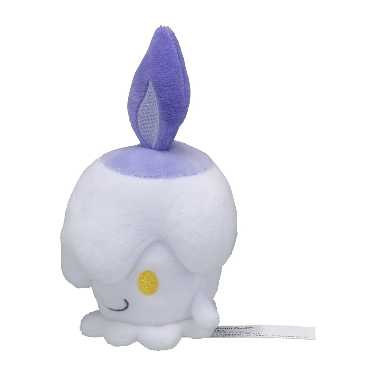 Pokemon Center Litwick plush front view for cozy display and gifting