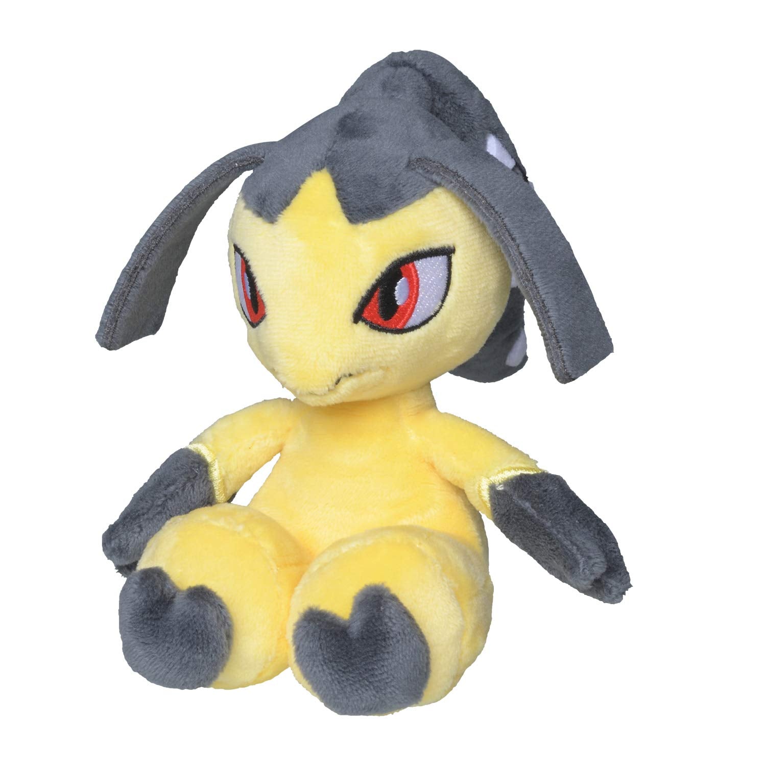 Pokemon Center Mawile Plush side view perfect for hugging on the go.