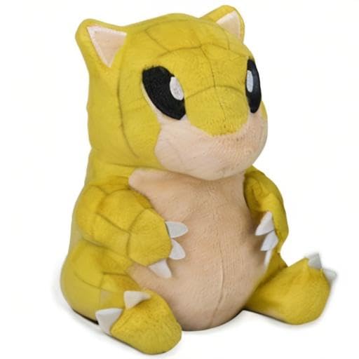 Pokemon Center Sandshrew plush gift-ready presentation suitable for collectors.