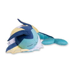 Pokémon Center Sleeping Vaporeon plush detail with soft fins and gentle smile