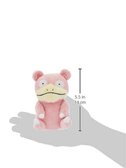 Slowpoke plush on a shelf display, great as a gift for fans.