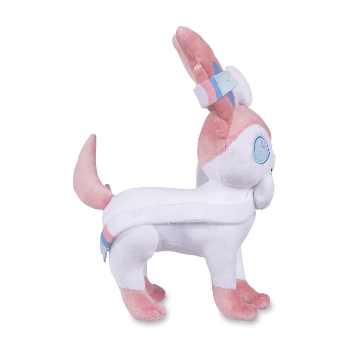Pokemon Center Sylveon plush cuddle pose ideal for bedtime or display