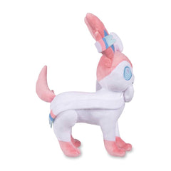 Pokemon Center Sylveon plush cuddle pose ideal for bedtime or display