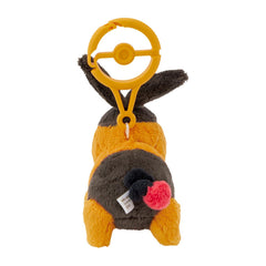 Pokémon Tepig plush product shot highlights compact size and light weight.