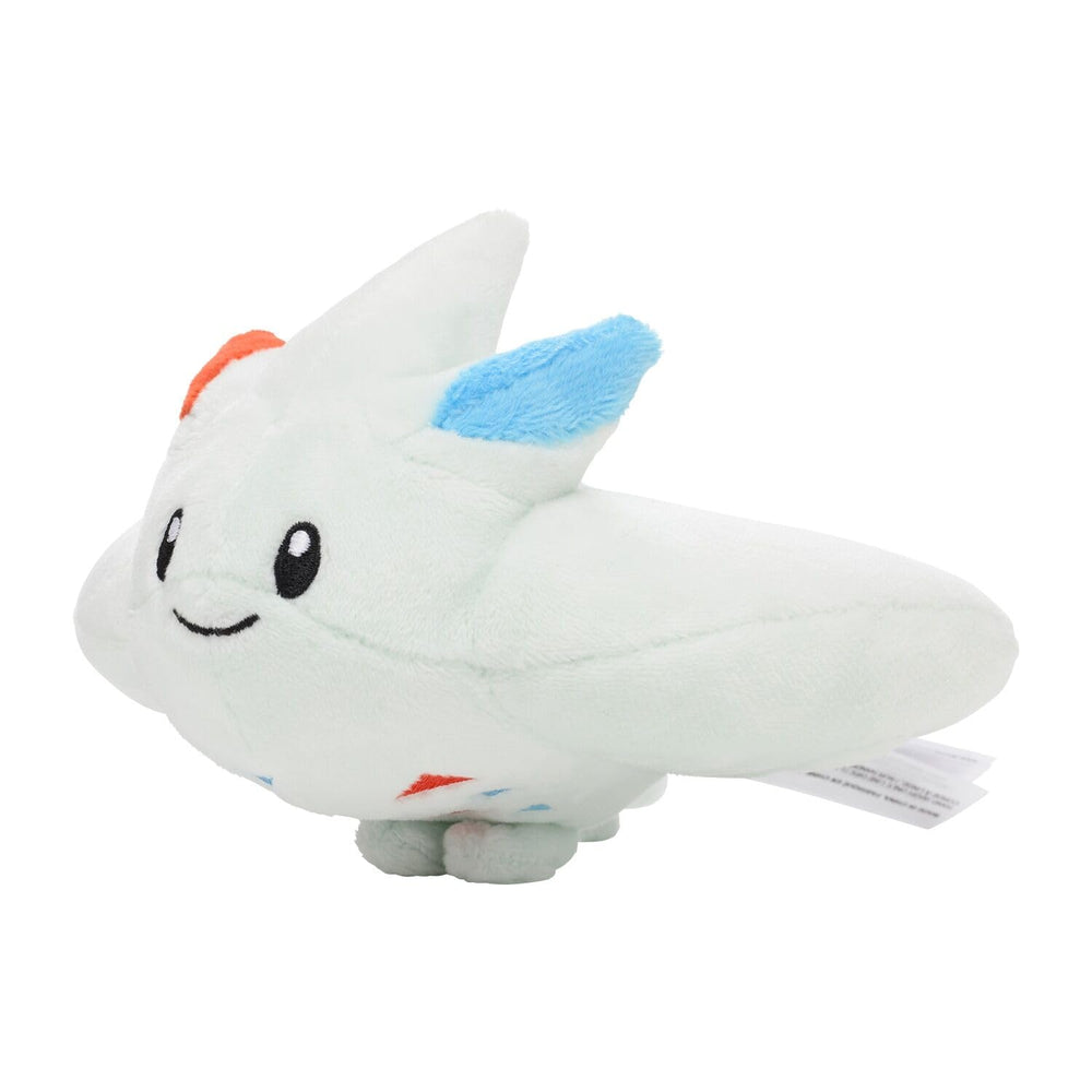 Pokemon Center Togekiss plush front view, soft cuddle companion for fans and collectors.