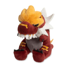 Pokémon Center Tyrantrum Sitting Cuties plush, front view, ideal desk buddy and display piece