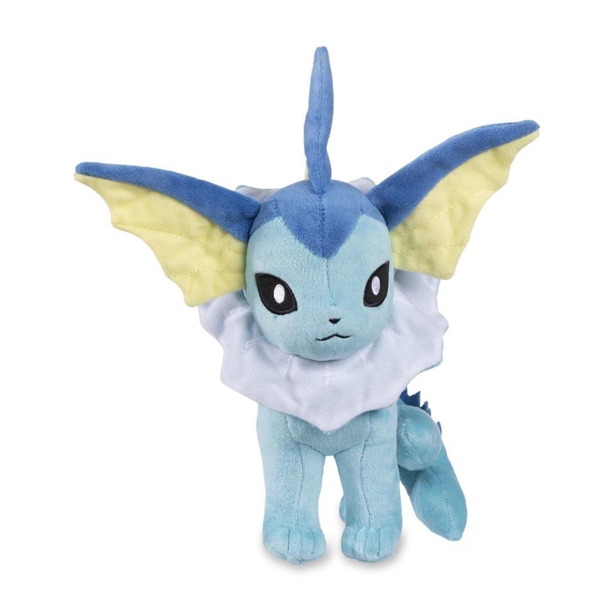 Vaporeon plush tail curled for snug hugging during adventures.