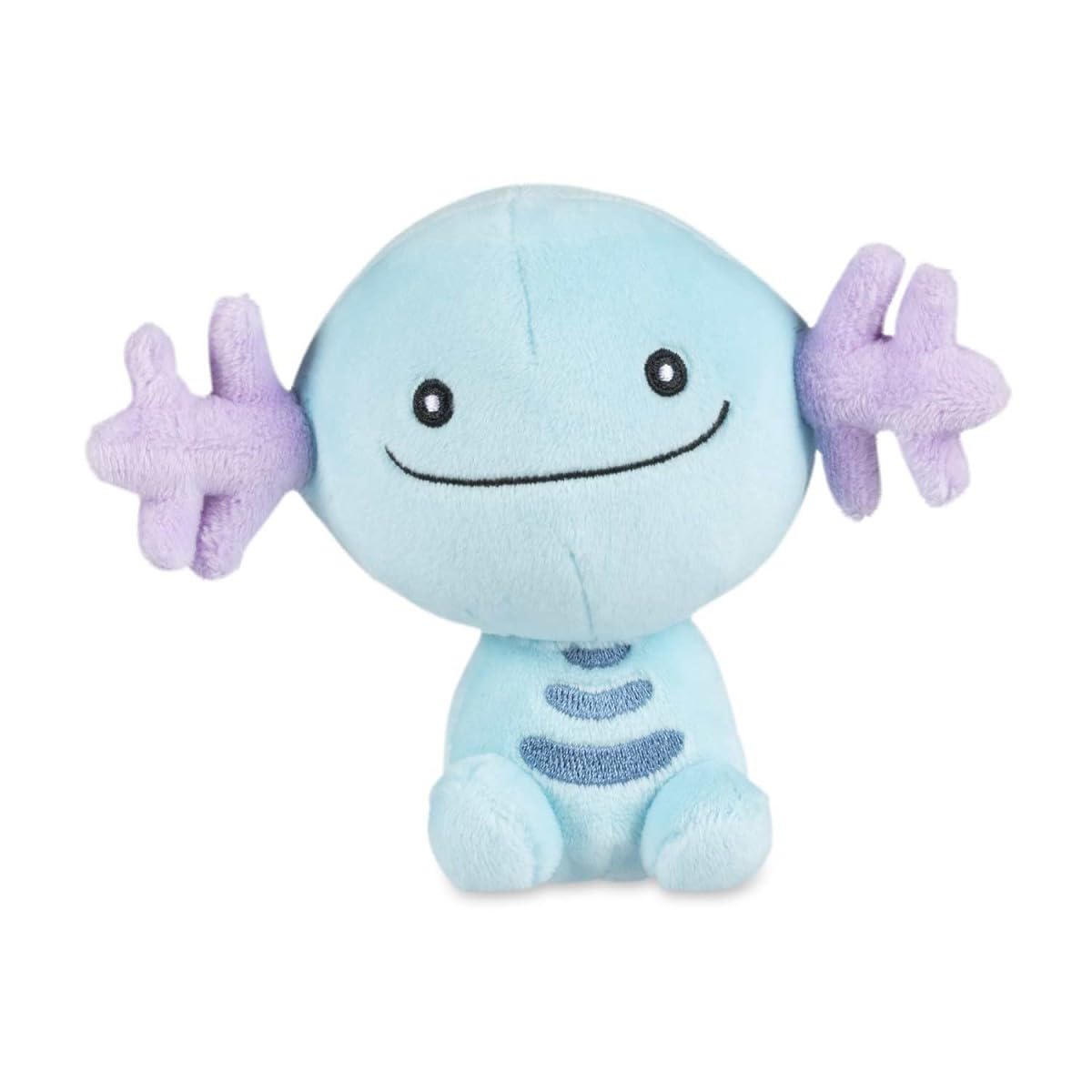 Pokémon Center Wooper Sitting Cuties Plush close-up showing microbead weight
