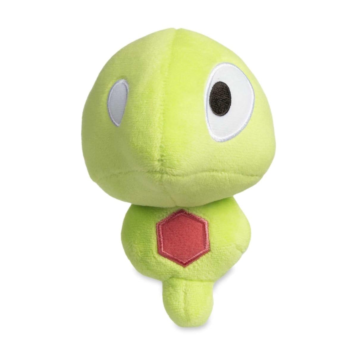 Pokémon Center Zygarde Core Sitting Cuties Plush side view for shelf display