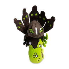 Pokémon Center Zygarde 50% Forme Sitting Cuties Plush side view highlights compact, palm-sized charm