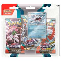 Pokémon Cetitan Paradox Rift 3-Pack Blister front view, collectible appeal and gameplay potential.