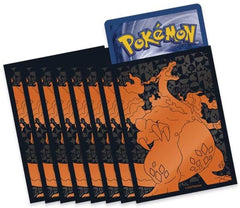 Pokémon Champions Path Gigantamax Charizard sleeves protect standard-size cards during play.
