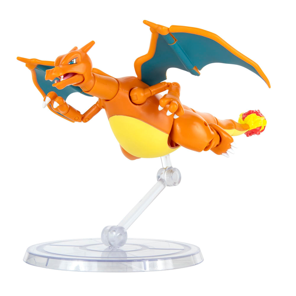Pokémon Charizard close up sculpt capturing authentic animated series details.