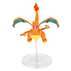 Pokémon Charizard wings open wide for action ready display.