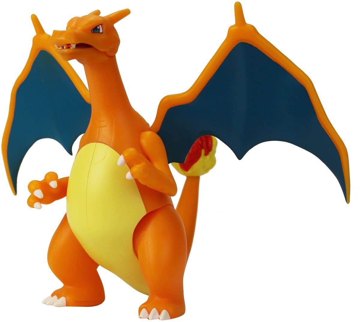 Pokemon Charizard Battle Figure with fire missile launcher enhances dynamic play and display.