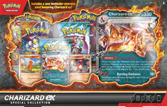 Pokemon Charizard ex etched promo card with foil finish, ideal for display.