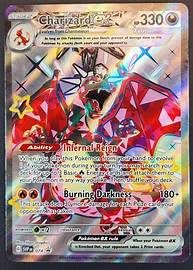 Pokémon Charizard ex SVP 074 holo foil card, ideal for display and collection