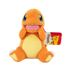 Pokémon Charmander plush 8-inch front view for cuddling and display