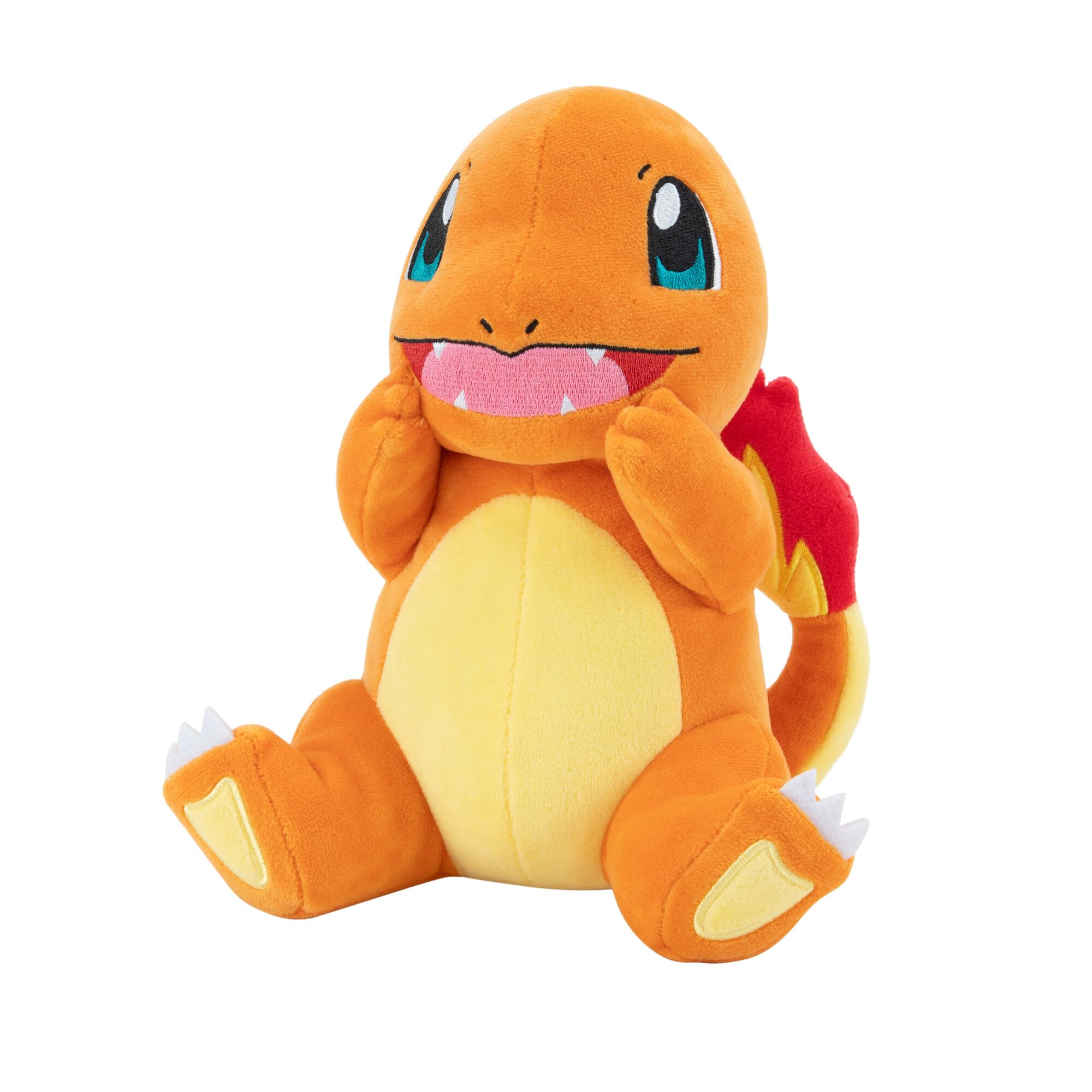 Official Pokémon Charmander plush detail close-up for collectors