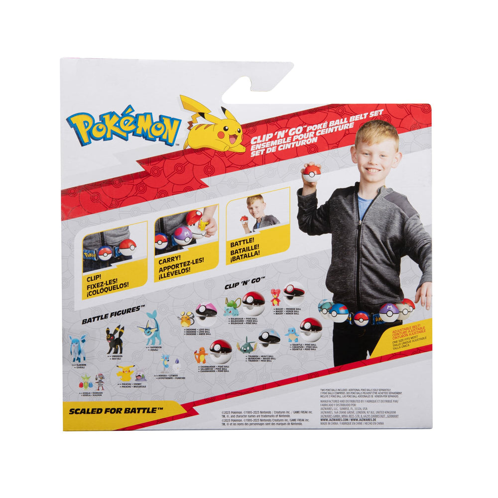 Clip N Go balls and belt provide portable organization for battles.