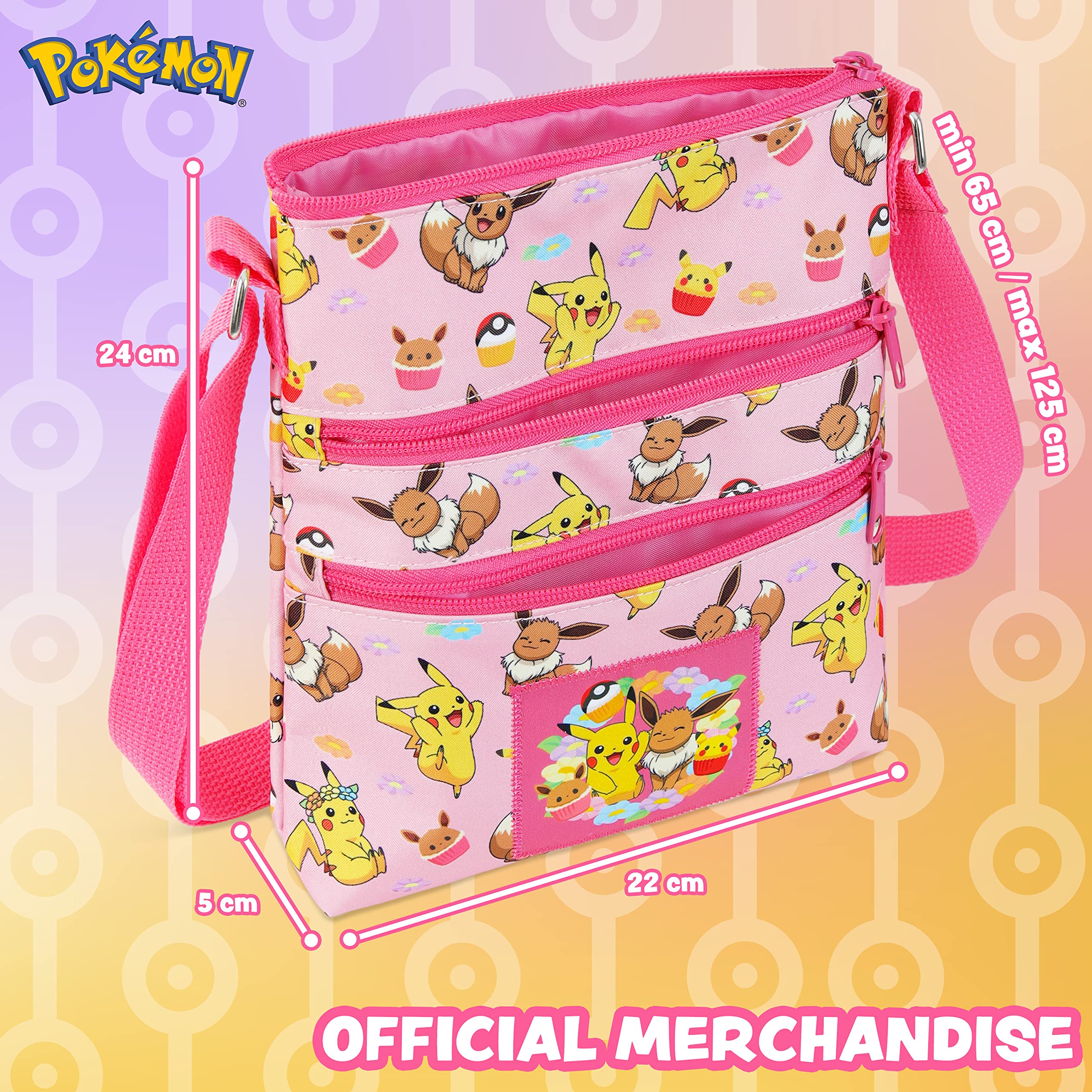 Pokemon crossbody purse ready for travel, theme parks, and busy days.