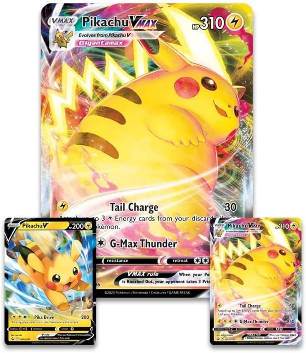 Pokemon Crown Zenith Pikachu V foil promo card enables quick VMAX entry