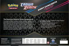 Pokémon Crown Zenith Shiny Zamazenta collector pin for display and keepsake.