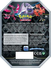 Galarian Moltres Crown Zenith booster packs for exciting card openings.