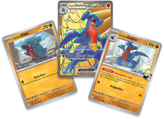 Pokemon Cynthia's Gabite foil card expands collection with dynamic artwork.