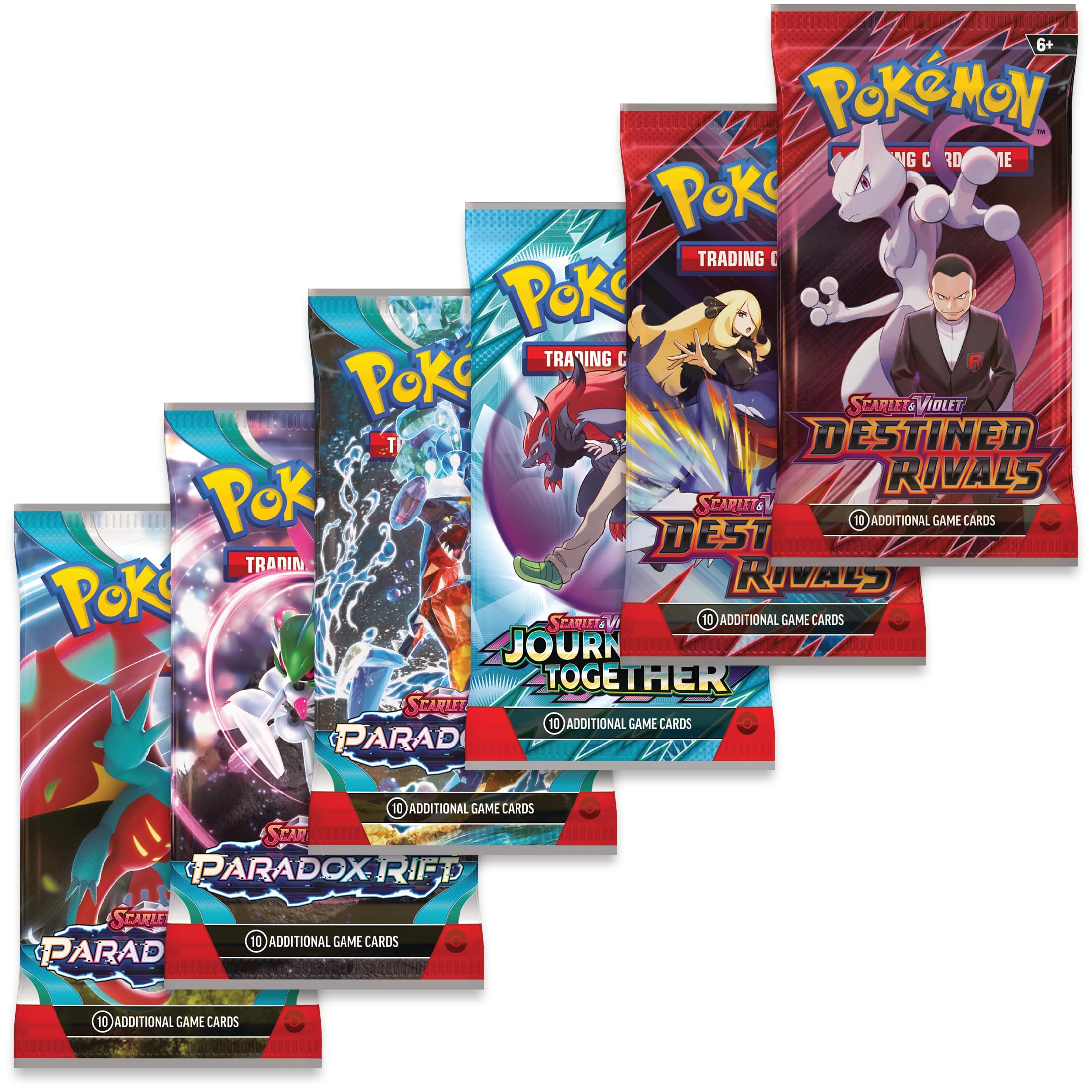 Pokemon Cynthia's Garchomp ex double-sided backdrop enhances shelf setup.