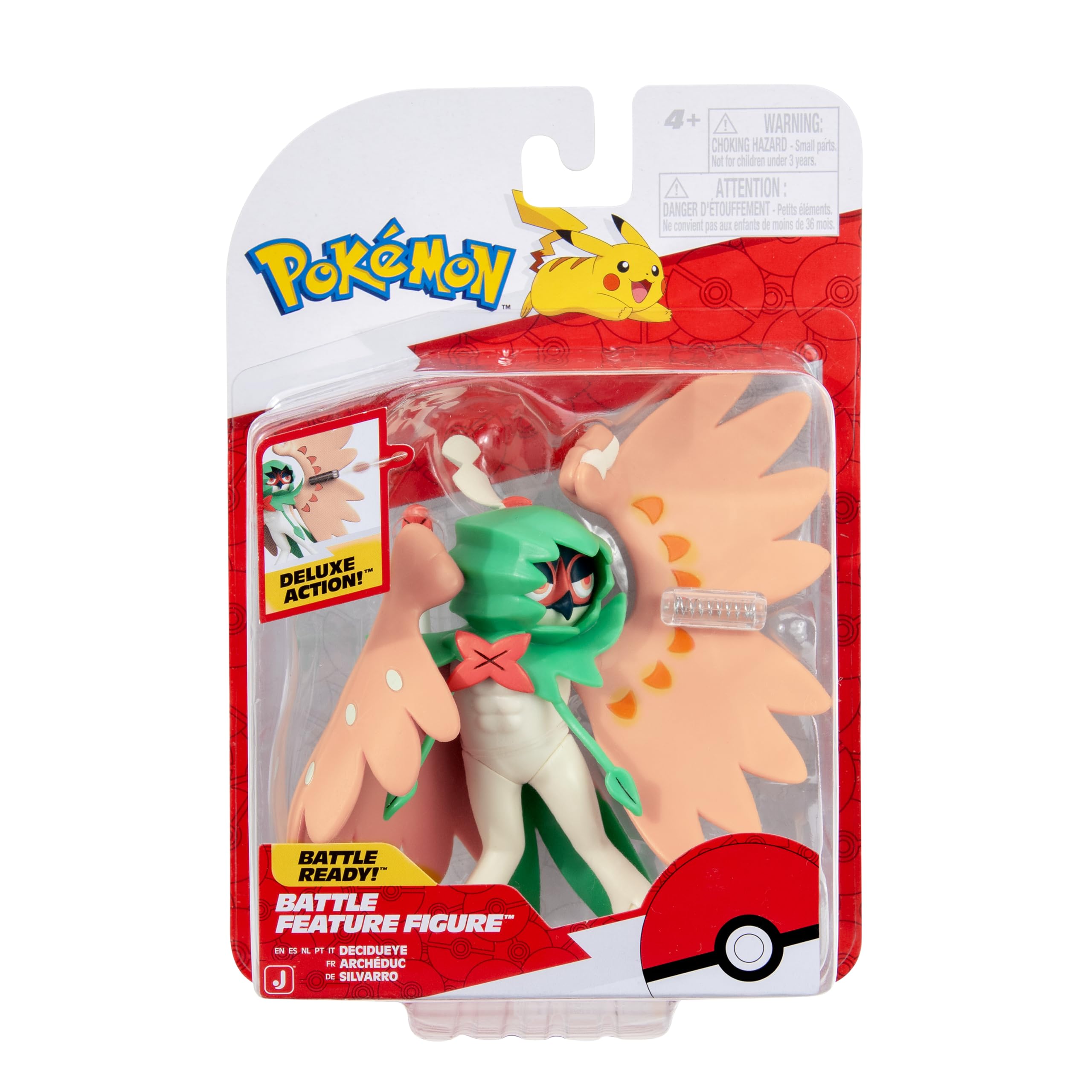 Pokemon Decidueye Battle Figure arrow launcher action for dynamic play