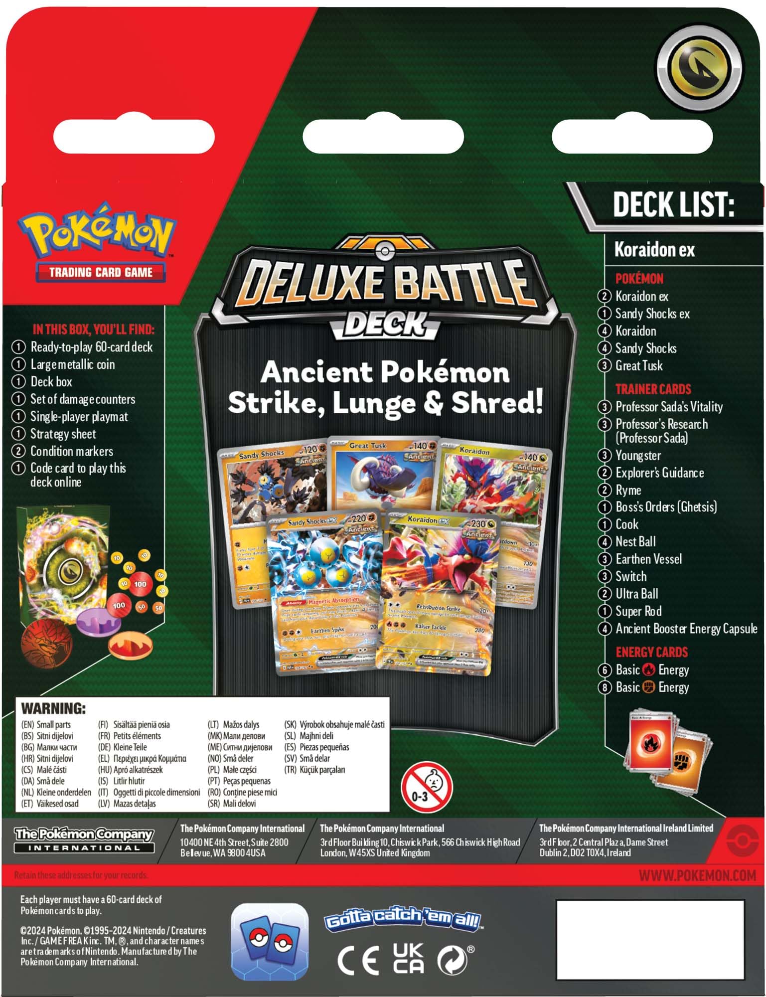 Pokemon Deluxe Battle Deck condition markers to track effects.