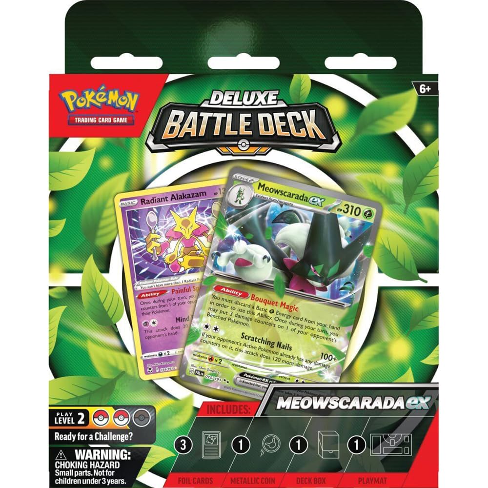 Pokémon Deluxe Battle Deck Quaquaval ex, powerful early-game options for battles.