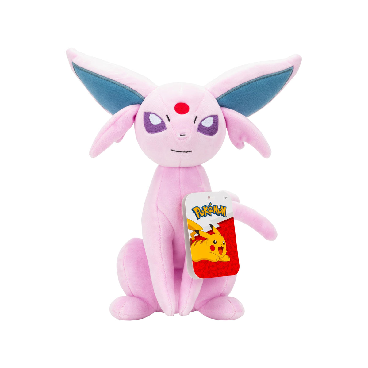 Pokémon Espeon plush front view for cuddling and display.