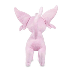 Pokémon Espeon plush size dimensions for display or gifting.