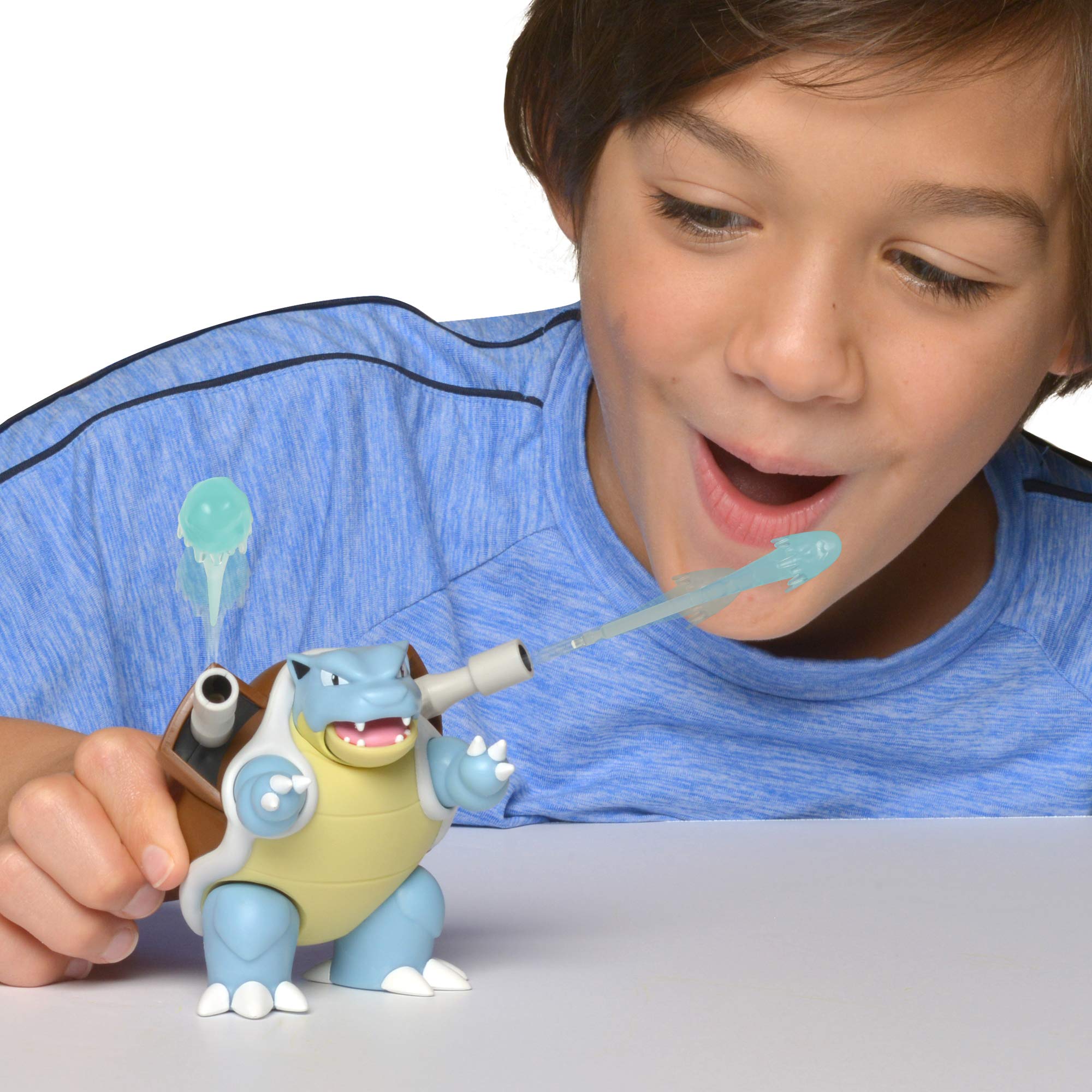Pokémon Blastoise dynamic mechanism in action for interactive battles.