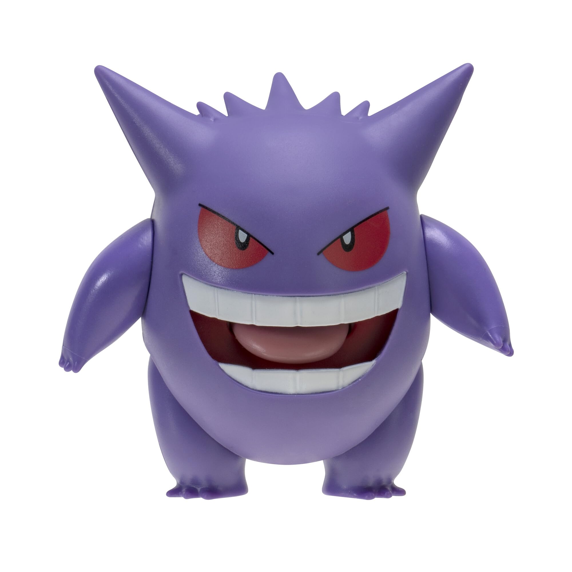 Pokémon Gengar battle feature figure with articulation for dynamic play and display.