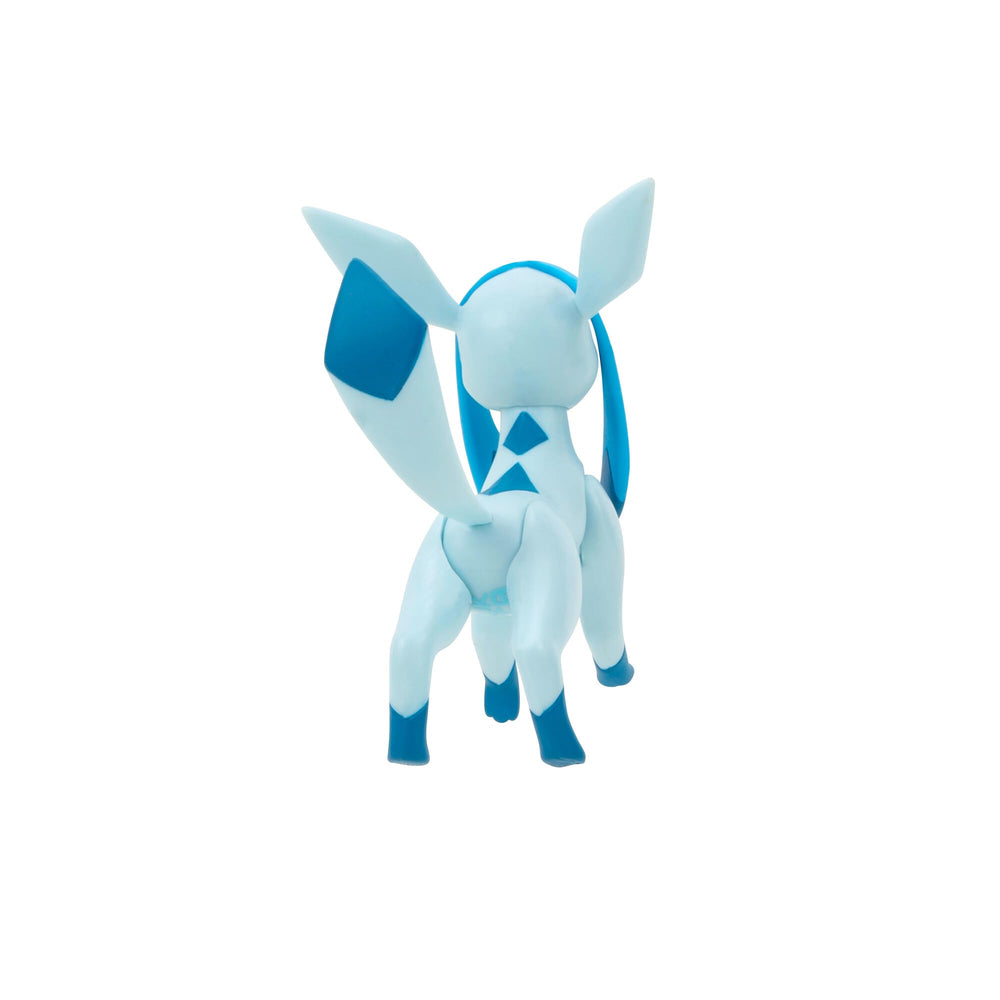 Pokémon Glaceon action scene showing sculpted icy fur and details.